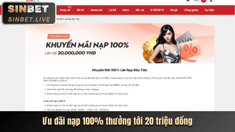 Thưởng nạp tiền hàng ngày Goođ88